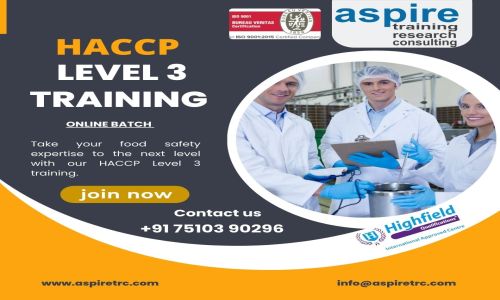 HACCP level 3 and Food safety Level 4 training