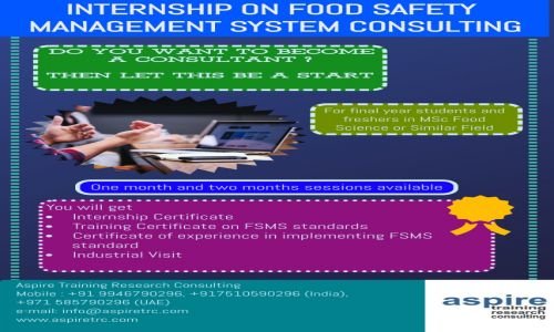 Internship on Food Safety Management System Consulting